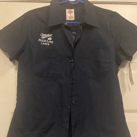 NWT Dickies Miller High Life Lanes Bowling T shirt size Small - Picture 2 of 5